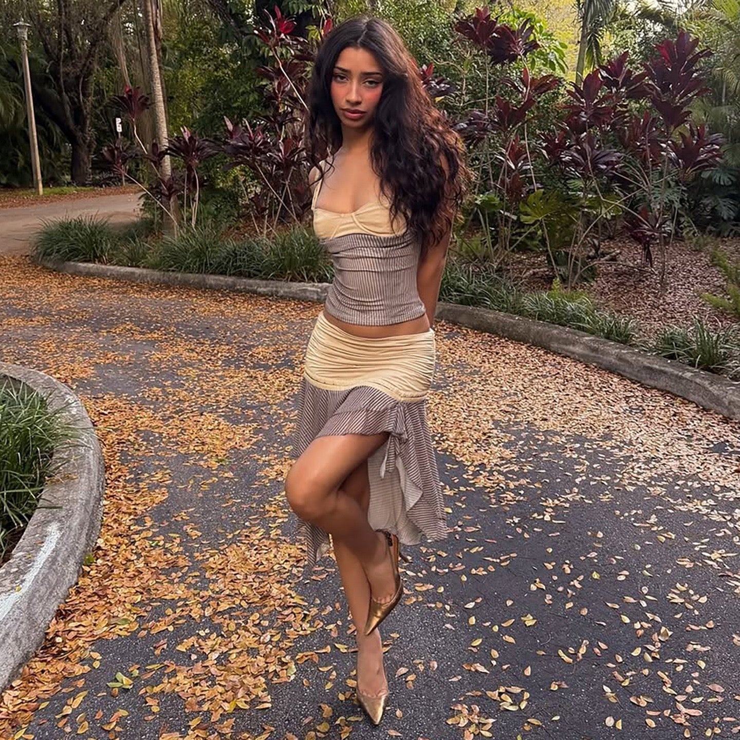 Desert Muse Asymmetrical Skirt Set